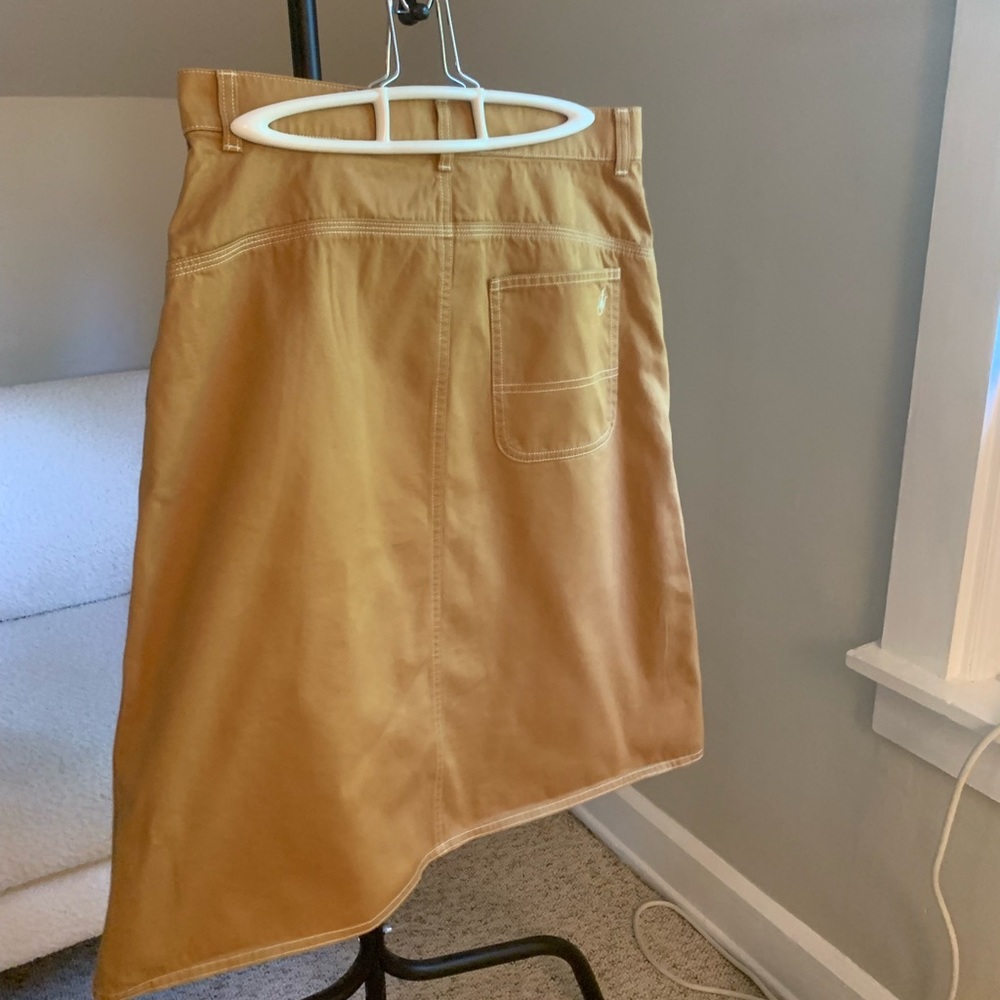 UNIQLO & JW Anderson Wrap-Around Khacki Carpenter Utility Skirt